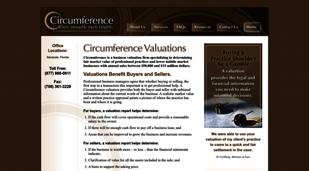 circumferencevaluations.com
