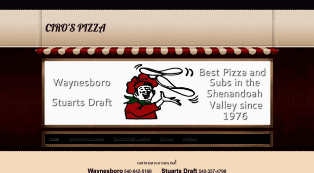 cirospizza.net