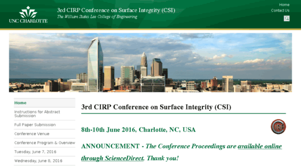 cirp-csi-2016.uncc.edu