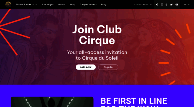 cirqueclub.com