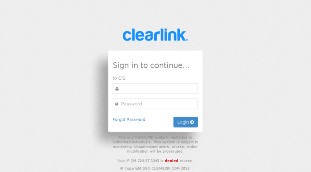 cis.clearlink.com