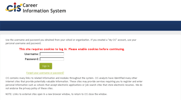 cis.intocareers.org