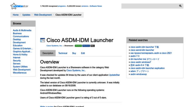 cisco-asdm-idm-launcher.updatestar.com