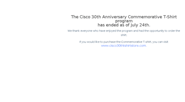 cisco30thtshirt.com