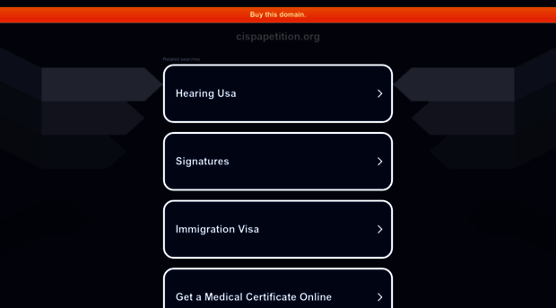 cispapetition.org