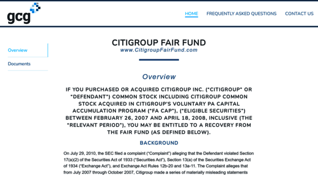 citigroupfairfund.com