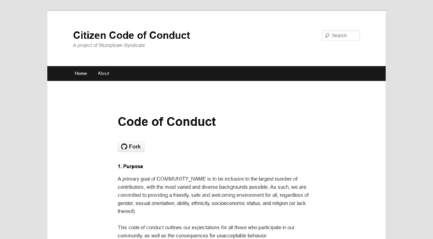 citizencodeofconduct.org