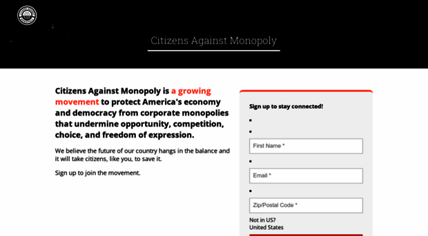 citizensagainstmonopoly.org