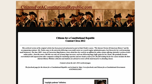 citizensforaconstitutionalrepublic.com