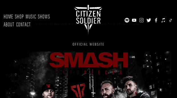 citizensoldierband.com