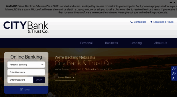 citybankandtrust.com