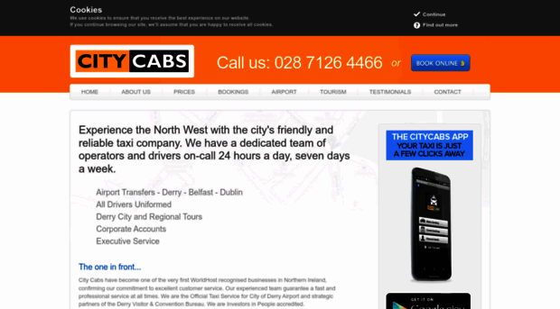 citycabsderry.com