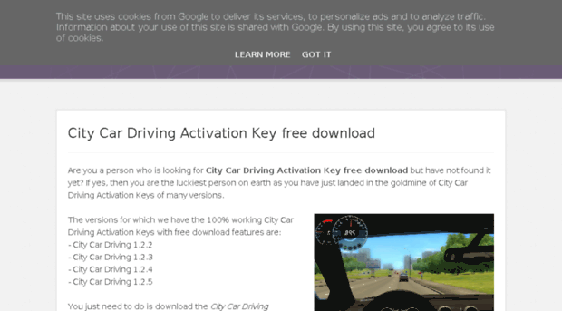 citycardrivingactivationkeyfree.blogspot.fr