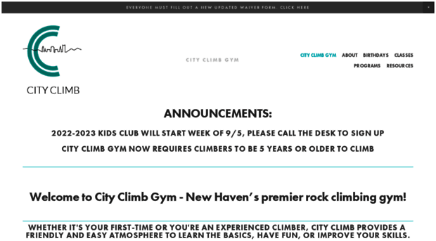 cityclimbgym.com