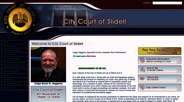 citycourtofslidell.com