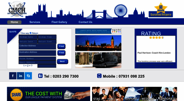 cityminibusandcoachhire.co.uk