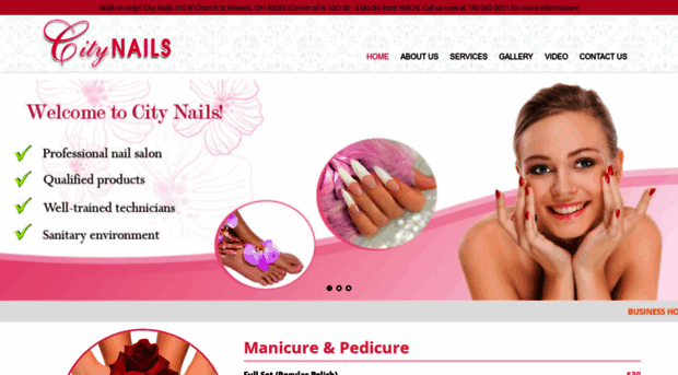 citynailsinnewark.com