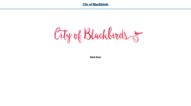 cityofblackbirds.com