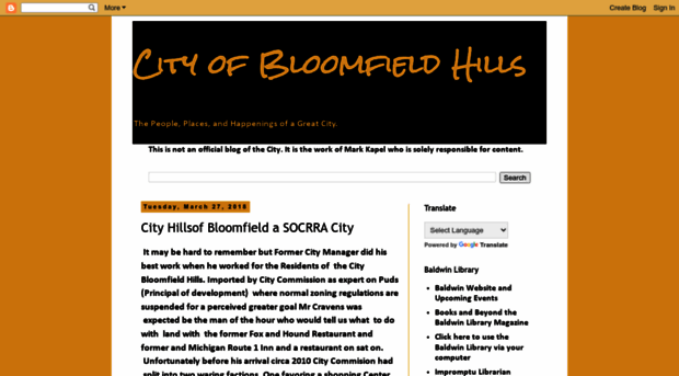 cityofbloomfieldhills.blogspot.com