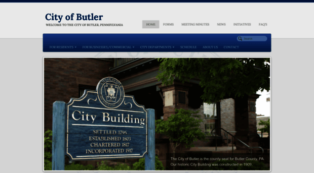 cityofbutler.org