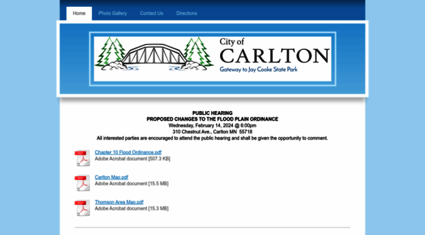cityofcarlton.com