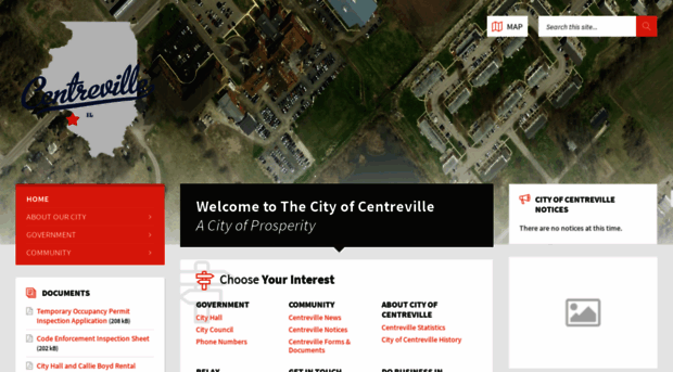 cityofcentreville-il.com