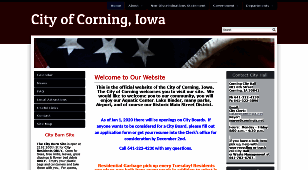 cityofcorningia.com