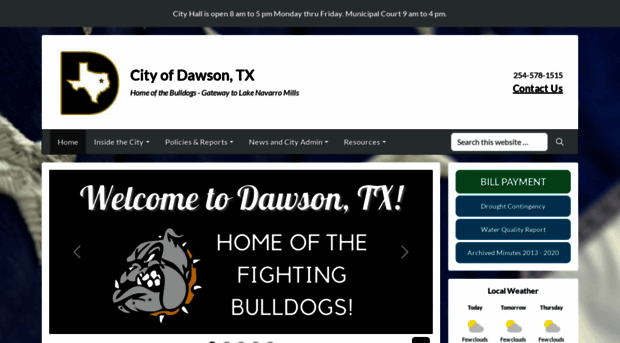 cityofdawsontx.com