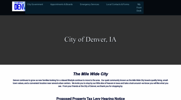 cityofdenveriowa.com