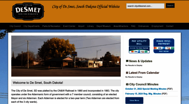 cityofdesmet.com