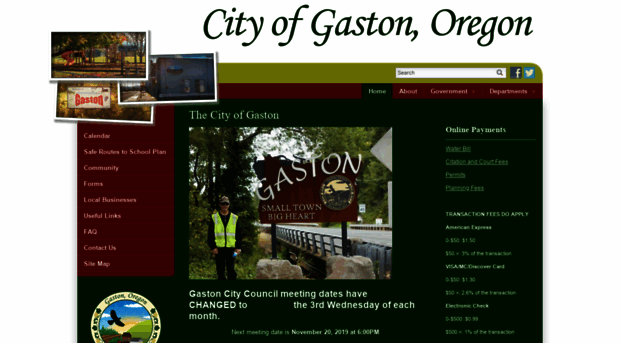 cityofgaston.com