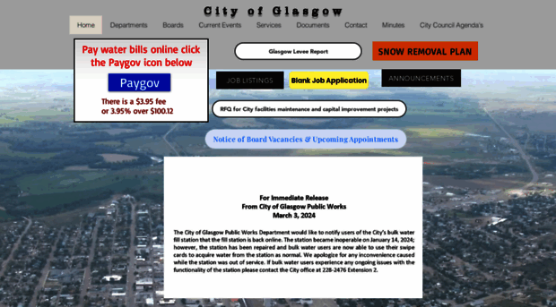 cityofglasgowmt.com