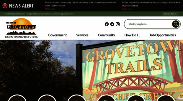 cityofgrovetown.com