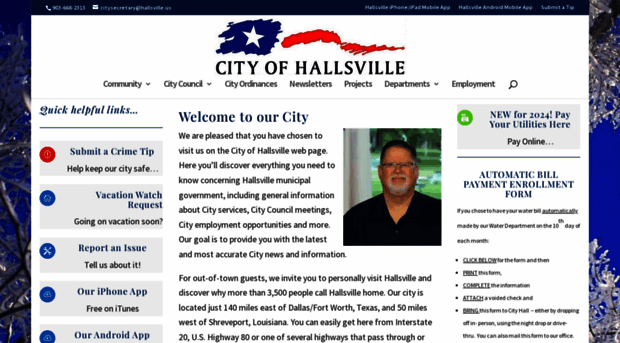 cityofhallsvilletx.com