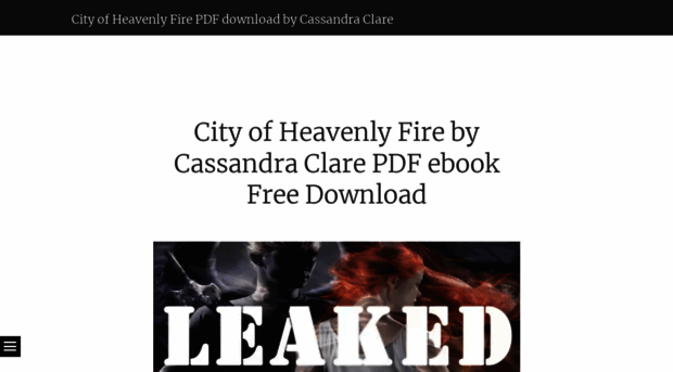 cityofheavenlyfirepdfdownload.wordpress.com