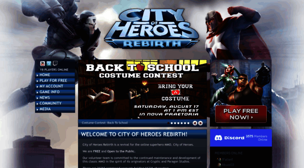 cityofheroesrebirth.com