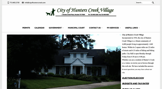 cityofhunterscreek.com