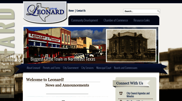 cityofleonard.net