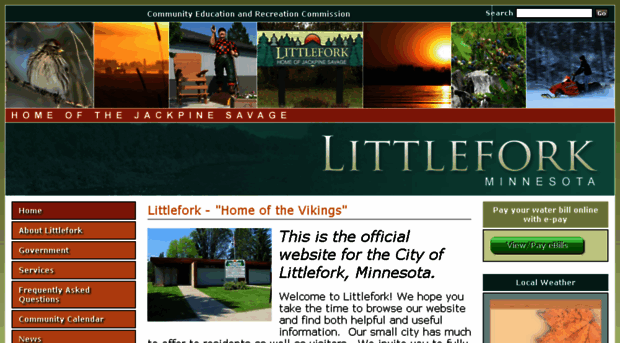 cityoflittlefork.com