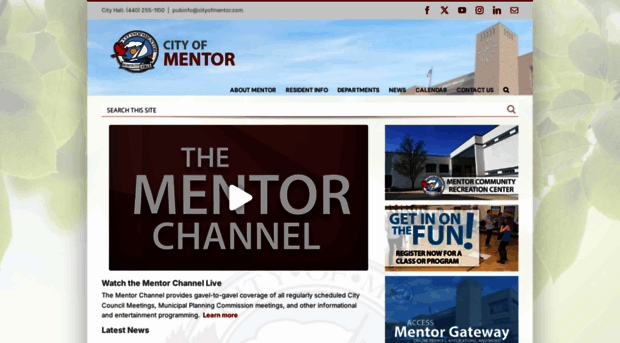 cityofmentor.com