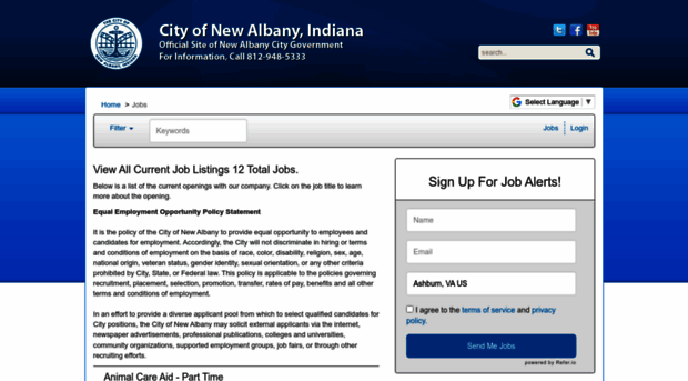 cityofnewalbany.iapplicants.com