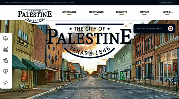 cityofpalestinetx.com