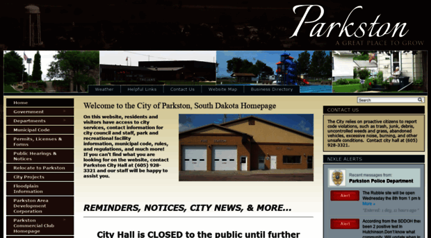 cityofparkston.org