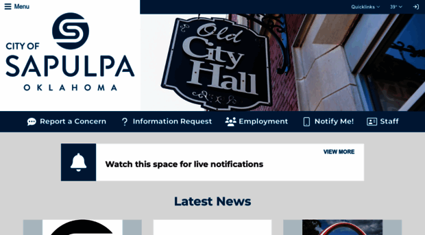 cityofsapulpa.net