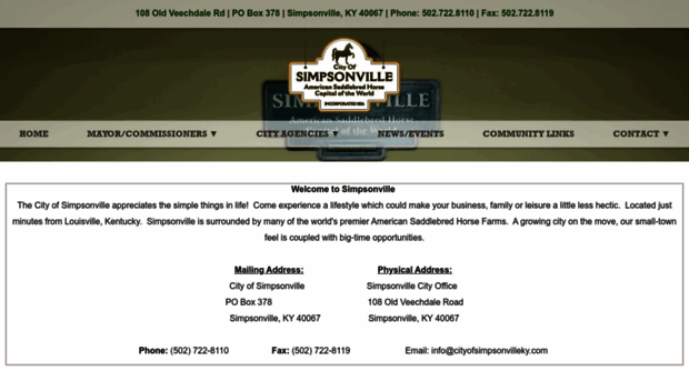 cityofsimpsonvilleky.com