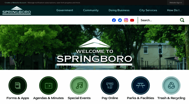 cityofspringboro.com