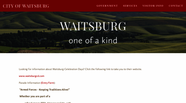 cityofwaitsburg.com