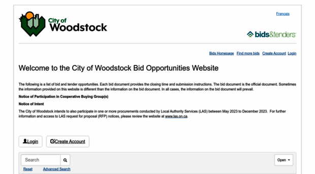 cityofwoodstock.bidsandtenders.ca