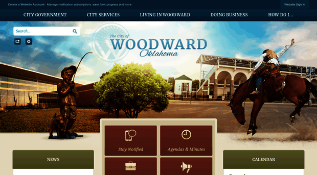 cityofwoodward.com