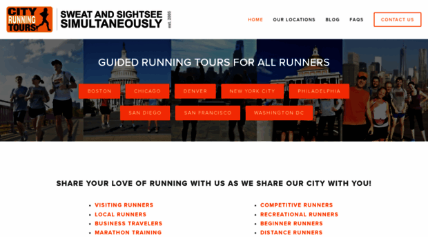 cityrunningtours.com